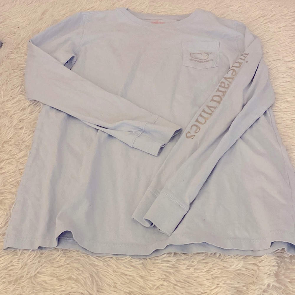 Vineyard vines light purple/blue long sleeve t-shirt